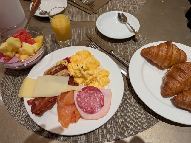 バーゼルでの朝食