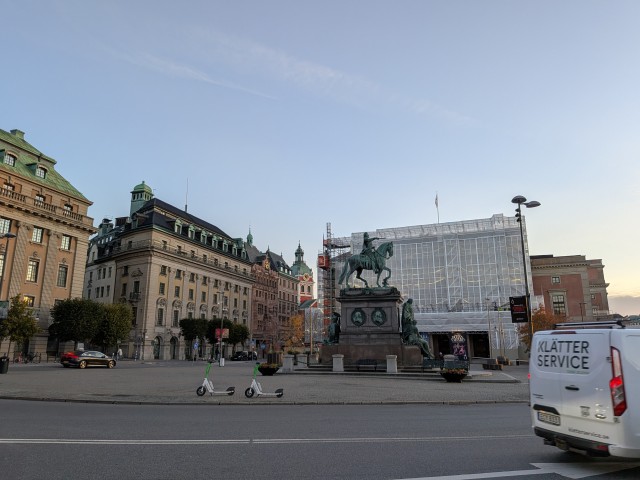 スウェーデン王グスタフ=アドルフの銅像(Gustav II Adolf's Statue)